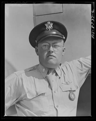 Wayne County Airport, a United States Army Air Corps air ferry command base sixteen miles from Detroit, Michigan. Second Lieutenant of Elwood, Indiana, the plant supervisor and follow-up man