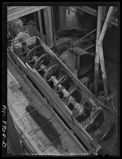 Ben Bow chromite mill, Stillwater County, Montana. Classifiers are used to separate the slimy material from the coarser material; this coarser material is returned to the Hardinge ball-mills for further treatment