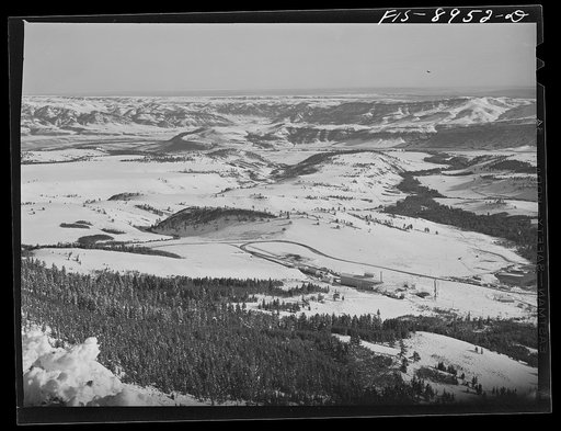 Stillwater County, Montana. Scenery at the Ben Bow chromite mill
