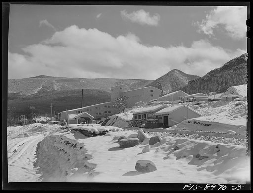 Untitled photo, possibly related to: Ben Bow chromite mill, Still water County, Montana