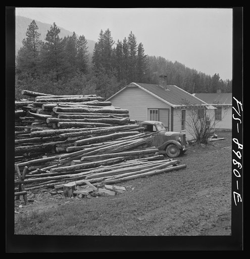 Neihart, Montana. First snow of the season