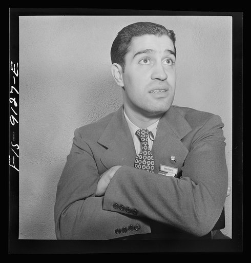 New York, New York. Marine and shipbuilding workers' convention. A delegate of Greek extraction