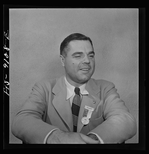 New York, New York. Marine and shipbuilding workers' convention. A delegate of French extraction