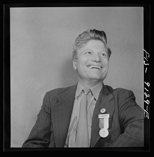 New York, New York. Marine and shipbuilding workers' convention. A delegate of German-Swiss extraction