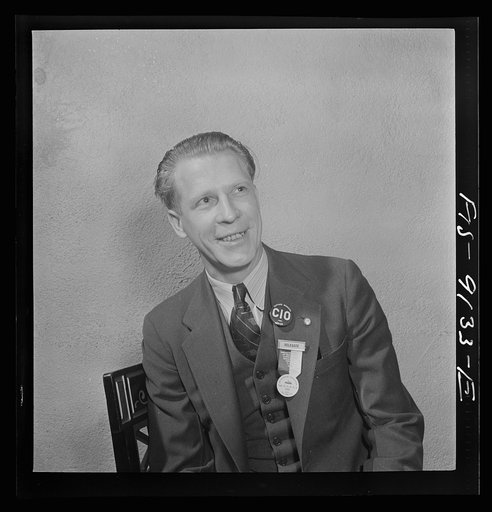 New York, New York. Marine and shipbuilding workers' convention. Union delegates