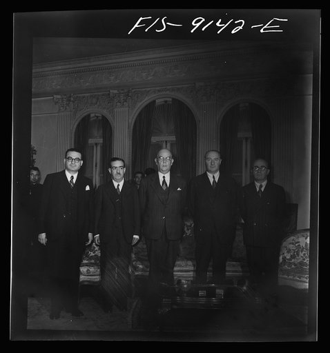 Untitled photo, possibly related to: Washington, D.C. A group of Turkish journalists on a visit to the United States