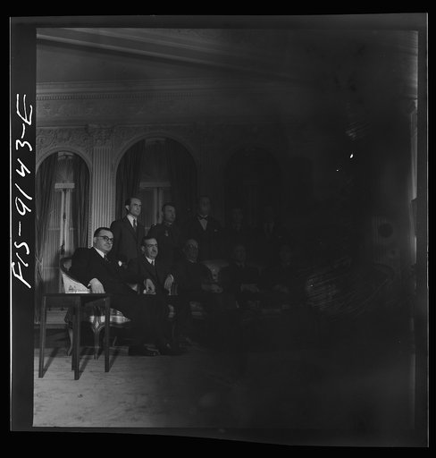 Untitled photo, possibly related to: Washington, D.C. A group of Turkish journalists on a visit to the United States