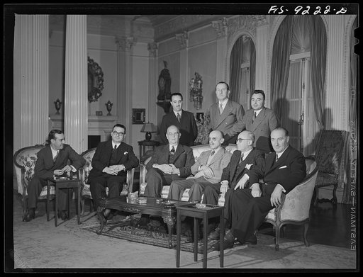 Washington, D.C. A group of Turkish journalists on a visit to the United States