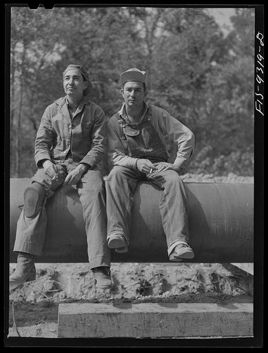Little Rock, Arkansas to Missouri-Arkansas state line. War emergency pipeline from Longview, Texas to Norris City, Illinois. Welder and helper