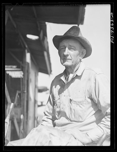 Untitled photo, possibly related to: Arkansas-Texas state line to Gurdon, Arkansas. War emergency pipeline from Longview, Texas to Norris City, Illinois. Operator of the ditching machine