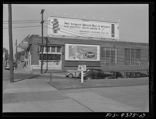 Little Rock, Arkansas. War emergency pipeline from Longview, Texas to Norris City, Illinois