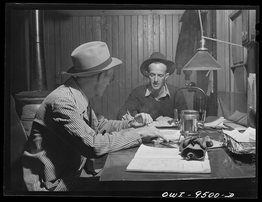 Tulsa, Oklahoma. Yard master's office at the Frisco railroad
