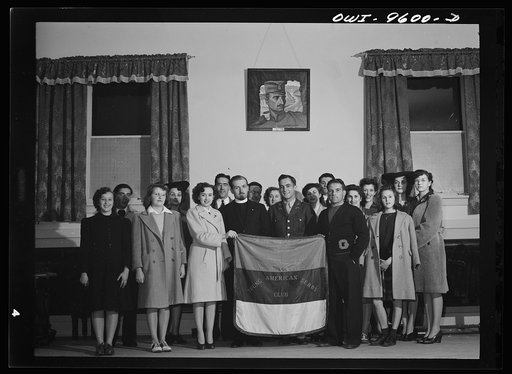 Untitled photo, possibly related to: Butte, Montana. Meeting of the Young American-Serbs Club