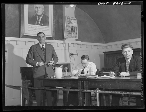 Butte, Montana. Officers of the Butte miners' union