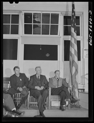 Members of the engineers' union during a meeting at Union Hall
