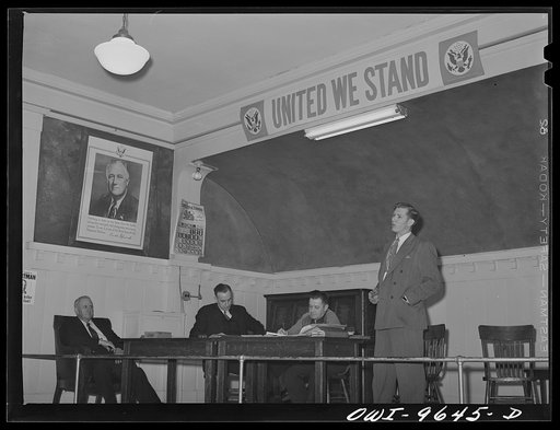 Butte, Montana. William Mason, International Brotherhood representative, reporting on the convention to the engineers' union