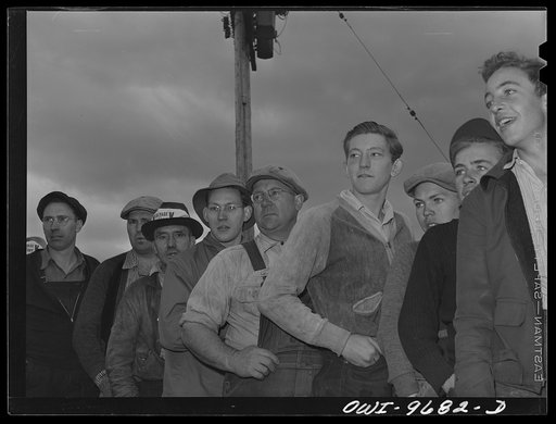 Butte, Montana. Volunteer workers at the scrap salvage campaign