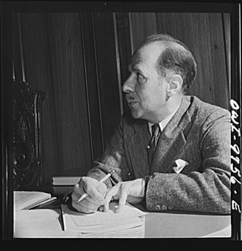 Washington, D.C. The Egyptian Legation on Massachusetts Avenue. Minister Hassan at his desk