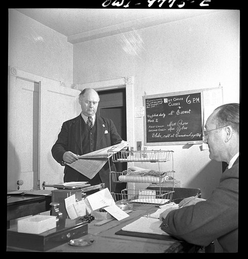 Washington, D.C. The Australian Legation. The mail room
