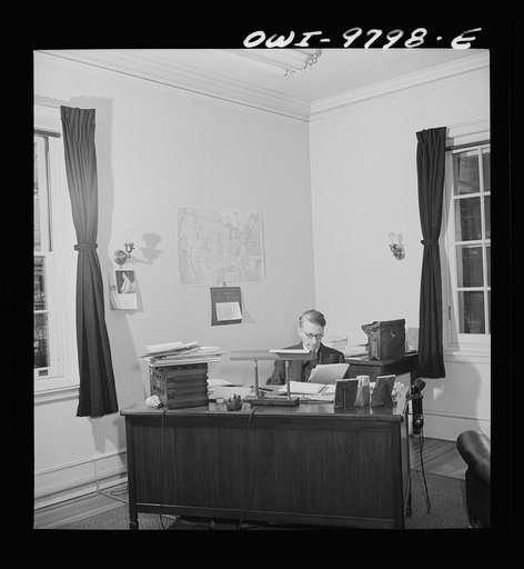 Untitled photo, possibly related to: Washington, D.C. The Netherlands Legation. An official in the legation