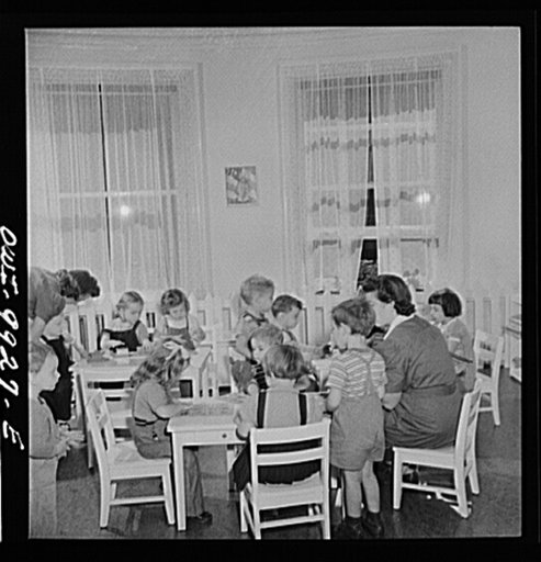New York, New York. Children's Colony, a school for refugee children administered by a Viennese