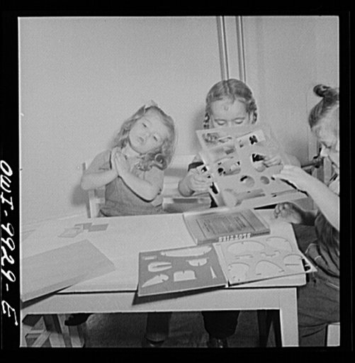 New York, New York. Children's Colony, a school for refugee children administered by a Viennese