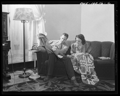 Pittsburgh, Pennsylvania (vicinity). Montour no. 4 mine of the Pittsburgh Coal Company. The assistant superintendent at home with his wife