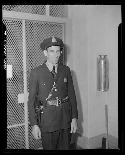 Washington, D.C. Guard at the old treasury building
