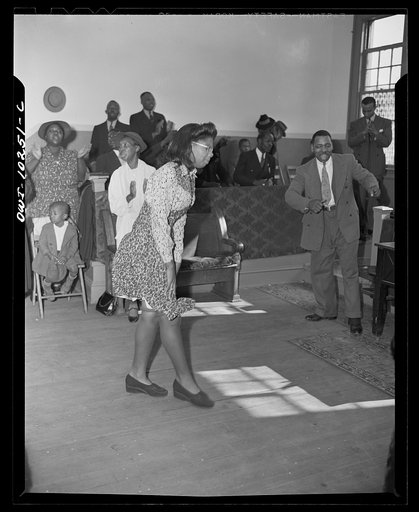 Washington, D.C. A youth is converted in the Church of God in Christ
