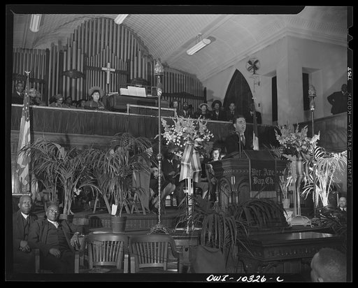 Washington, D.C.  A speaker at the citizens' committee mass meeting