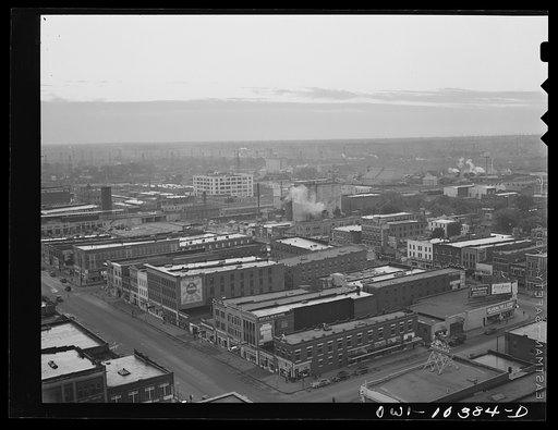 Oklahoma City, Oklahoma. (vicinity). Oil wells