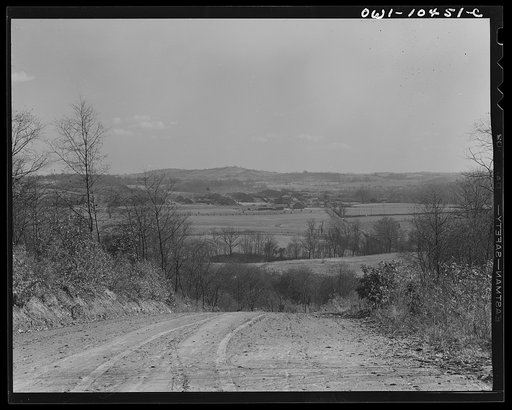 Pittsburgh, Pennsylvania (vicinity). Montour no. 4 mine of the Pittsburgh Coal Company. The mine seen from the hills to the west