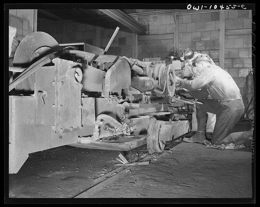 Pittsburgh, Pennsylvania (vicinity). Montour no. 4 mine of the Pittsburgh Coal Company. Drilling for blasting