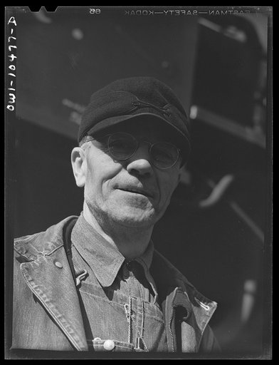 Chicago, Illinois. E. A. Morgan of Harvey, Illinois., freight conductor on the Illinois Central railroads