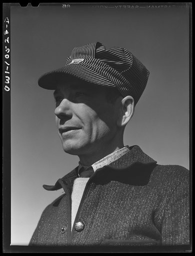 Chicago, Illinois. A switchman employed at an Illinois Central Railroad yard