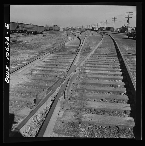 Untitled photo, possibly related to: Chicago, Illinois. General view of south classification yard at an Illinois Central Railroad yard