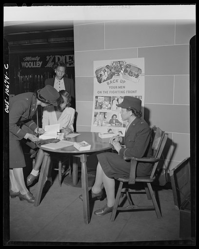 Washington, D.C. Lt. Harriet West and Lt. Mildred Coby open drive for new recruits