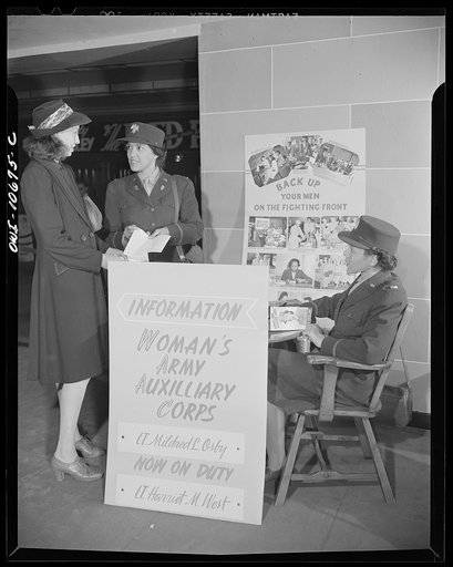 Washington, D.C. Officers Osby and West of the Women's Army Auxiliary Corps