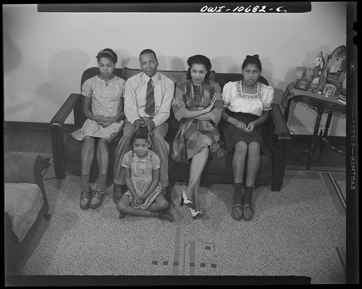 Washington, D.C. Mr. Branch, his wife and three girls who live in the government housing project in the southwest section
