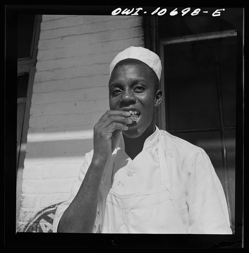 Washington, D.C. A dishwasher who works in a waterfront restaurant