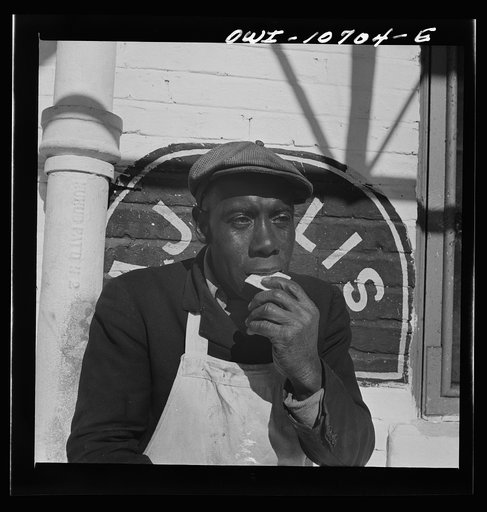 Untitled photo, possibly related to: Washington, D.C. Dock worker