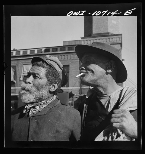 Washington, D.C. "Whiskers" and Johnny Carrol, two familiar faces on the waterfront