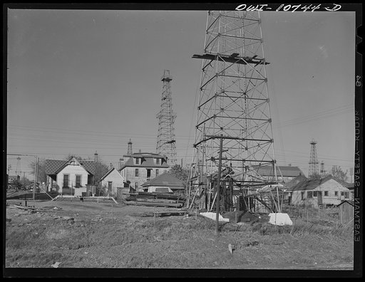 Oklahoma City, Oklahoma. Oil field