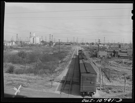 Oklahoma City, Oklahoma. Oil field