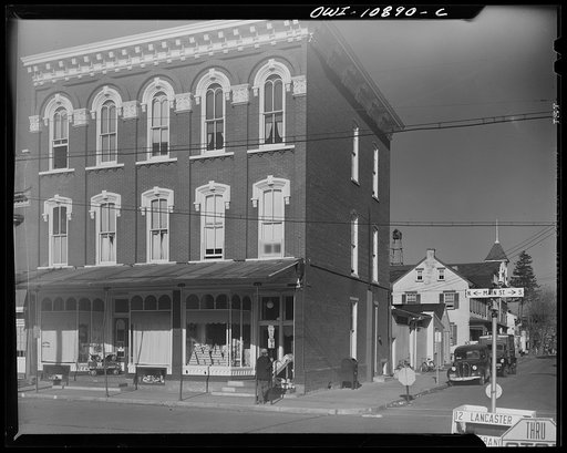 Manheim, Lancaster County, Pennsylvania. Main street