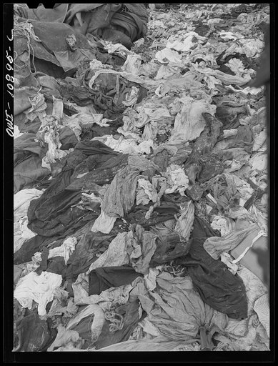 Lancaster, Pennsylvania. Bags in the community scrap heap