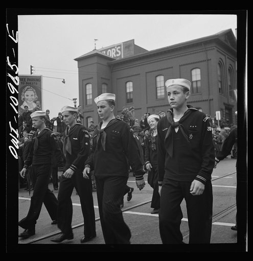 Lancaster, Pennsylvania. Armistice Day parade