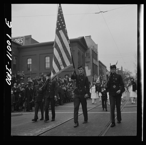Lancaster, Pennsylvania. Armistice Day parade