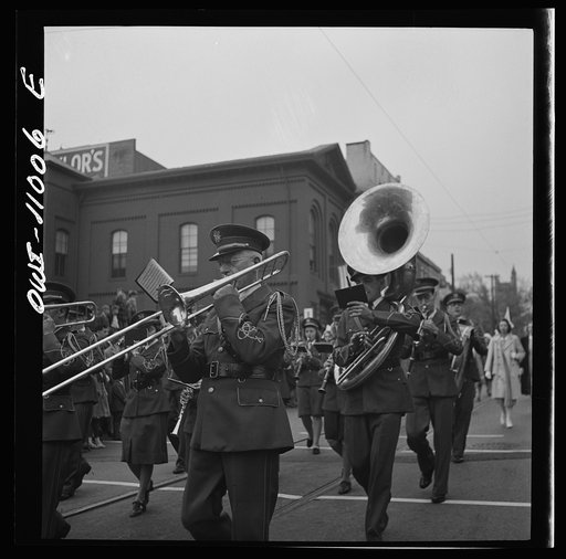 Untitled photo, possibly related to: Lancaster, Pennsylvania. Armistice Day parade