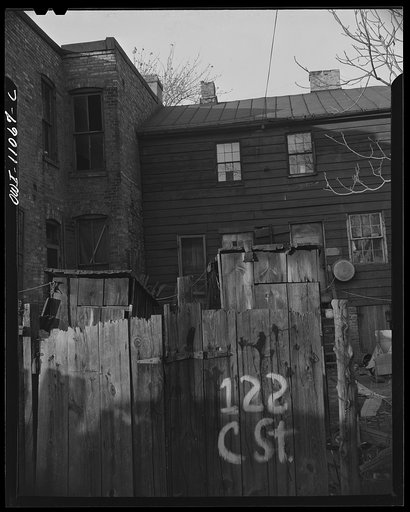 Washington ([southwest] section), D.C. Wooden privies in the Negro area